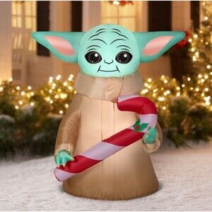 4.5ft Disney Star Wars The Mandalorian: The Child Grogu Holiday Inflatable